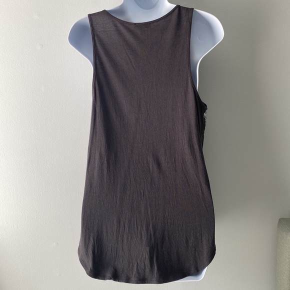 ⚡️Last days! Express Womens Black Sequin Tank Top Size M - Picture 2 of 8